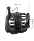 Split Type Wire Reel For Your Spearfishing Gun With Foldable Handle Underwater Speargun Reel Built From Lightweight Nylon No Fuss Disassembly Base Fits Wooden Body Guns Includes Base And Screws
