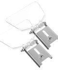 Stainless Steel Bench Guard Set, 20 Pack, Heavy Duty Tough As Nails Impact Resistant Safety Shields, two shields shown