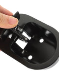 Close-up of Straight Up Universal Recliner Release Cable Replacement With Heavy Duty Aluminum Spring Pull Handle interior mechanism.