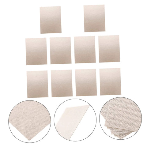 Ten Piece Microwave Mica Plates Set For Insulation And Heat Resistance Must Have Cuttable Sheets To Prevent Food Splatter