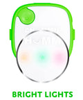 Award Winning Bedwetting Alarm For Kids And Deep Sleepers With Loud Tones And Strong Vibes Doctor Recommended Pediatric System That Cycles Through Five Alarm Sounds For Faster Nighttime Dryness, green plastic