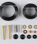Easy Install Toilet Tank To Bowl Bolt And Gasket Kit With Extra Long Nuts For 2 In And 3 In Flush Valve Openings, stainless steel bolts and gaskets