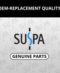 Logo of Suspa showcasing OEM-replacement quality for Beefy 24 Lb Gas Spring Lift Prop For Truck Cap Rear Door Shocks