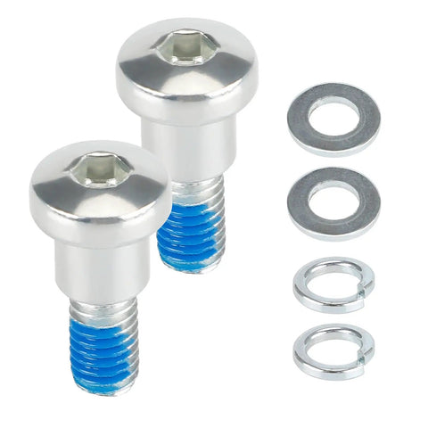 Pair Durable Rear Wheel Fixing Bolts For Electric Scooters M365 Replacement Screws Heavy Duty High Tensile Steel Fasteners