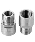 Bike Pedal Extenders 20mm Spacers 9 16 Inch Threaded Pedals Chrome Moly Steel Pair L R