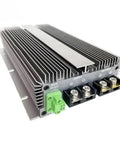 Heavy Duty 12V To 14.6V 80A DC DC Voltage Booster For LiFePO4 Lithium Battery Charger, showing sleek design and input-output connections.