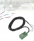 Three Pack SN04 N Inductive Proximity Sensor 4mm Sensing Range DC 6-36V 200mA NPN NO with visible wiring diagram