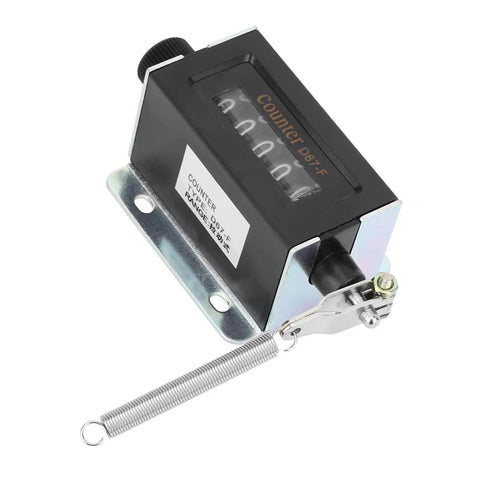 5 Digit Mechanical Bale Counter For Baler D67F With Pull Counter, Industrial Counting Tool For Press And Printing Machines, Screw Fixation