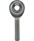 Heavy Duty Carbon Steel Heim Joint Rod End 1/4 28 RH Male Thread Zero Play Precision Bearing, front view.