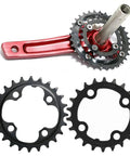 Lightweight 22T 24T 104 BCD Chainring With Narrow Wide Teeth For Bicycle Cranksets, Carbon Steel Sprocket Upgrade