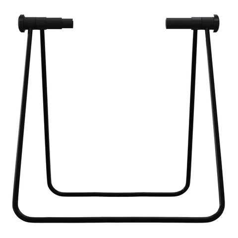 Foldable Bike Repair Stand For Maintenance And Repairs With Adjustable Chainstay Mounts Rugged Portable Bicycle Stand Black