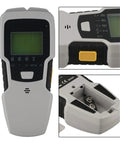 5-in-1 for stud Finder Sensor Wall Scanner LCD Display 5-in-1 with LCD screen, metal housing, and multiple detection modes.