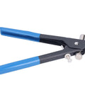 Rivet Nut Gun Kit With Mandrels M3 To M8, 86 Piece Manual Hand Riveter Set With Wrench featuring blue handles and non slip grip