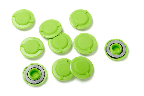 Rapid RH L6 Smart Sensor 25 Pack In Situ Concrete Moisture Testing With ASTM F2170 Compliance And Easy Relative Humidity Readouts For Hardwood Laminate Vinyl Tile Carpet And Epoxy Floor Installations, green sensor caps