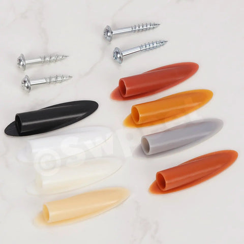 360 Piece Pocket Hole Plug Kit With Screws, 7mm Plastic Plugs In 8 Colors For Pocket Hole Jig displayed on marble surface
