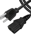 Heavy Duty 18 AWG AC Power Cord For Korg M3 And M361 Synthesizers And Keyboard Workstations, IEC C5 to NEMA 5 to 15P