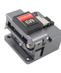 Heavy Duty Fiber Optic Cleaver With Auto Knife Return, gray metal, precise cutting blade for 0.25mm to 3mm cables