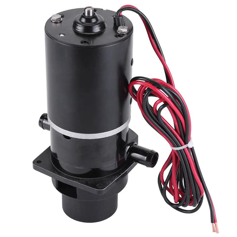 12V Motor Pump Assembly For Marine Electric Toilet Replacement Compatible With Jabsco 37010 Series And 74001 2460, black kit