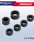 6 rubber seals for 7.3L Power Stroke Diesel Fuel Line Kit With Rubber Seals For 1999 2003 Ford F Series Super Duty Excursion And Econoline Vans