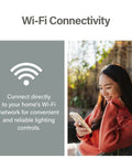 Smooth Operator Smart Dimmer Light Switch With Wi Fi And Matter Protocol For Effortless Control Via Alexa Or Apple Homekit showing Wi-Fi connectivity feature and user.
