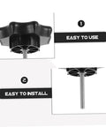 Spare Tire Bolt Adapter And Retainer Clamp For Secure Mounting No Hassle Install And Versatile Fit For Many Car Models