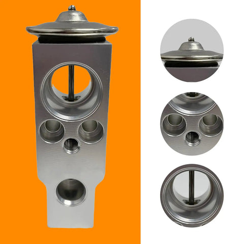 Universal Car A C Expansion Valve Metallic Anti Wear Replacement Part For Most Cars Trucks SUVs Built Tough With High Quality Metal