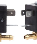 Heavy Duty Brass Solenoid Valve For Coffee Machines G1/8 Cannula Connection Normally Closed Ac 230V with brass inlet.