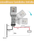 1 Pack Outdoor Photocell Sensor For Lights 120VAC Dusk To Dawn Switch IP54 Waterproof All Weather Outdoor Lighting Sensor For Yard Parking Lot Street Supports Up To 1800W Easy Install wiring diagram