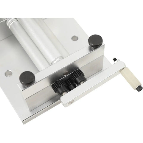 Badass Manual Plate Rolling Machine For Super Smooth Metal Sheet Bending Up To 2-1/4 Inches Wide And 1/8 Inch Thick Stainless Steel Jewelry Crafting Tool