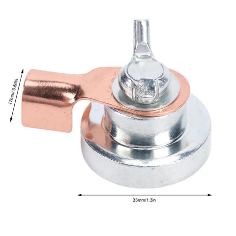 Heavy Duty Welding Magnetic Ground Clamp With Strong Holding Power For Fast Setup And Secure Fixture On Any Metal Work Surface To Boost Your Efficiency Today, close-up view.