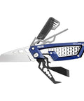 Top Shelf 24 Function Handgun Multitool For Pistol Cleaning And Gunsmithing compact folding knife with hex keys and sleek design.