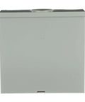 Front view of Single 125A Outdoor Main Lug Load Center, 8 Spaces / 16 Circuits, Top or Bottom Feed, Weatherproof NEMA 3R panel