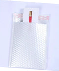 25 Pack White Bubble Mailers 24x35 Plus 5cm Self Seal Padded Envelopes with perfume bottle, shockproof shipping bags