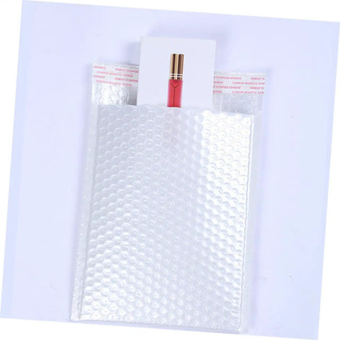 25 Pack White Bubble Mailers 24x35 Plus 5cm Self Seal Padded Envelopes with perfume bottle, shockproof shipping bags