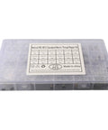 140 Piece Metric Thread Repair Kit M3 To M12 Stainless Steel Helicoil Set box with clear lid and labeling visible