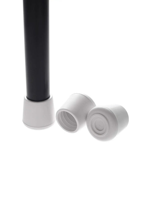 Non Slip Chair Leg Caps Rubber Floor Protectors Round White Set Of 16 Seven Eighths Inch Inner Diameter Thickened Bottom And Sides