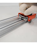 Heavy Duty 3200Mm Manual Tile Cutter For Large Format Porcelain Stoneware With Smooth Sliding Rails showing precision scoring tool operation.