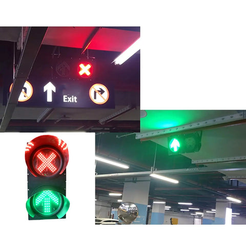 Ready For The Grind Heavy Duty 200Mm Led Traffic Signal Light Kit For Industrial Loading Docks featuring red and green indicators.