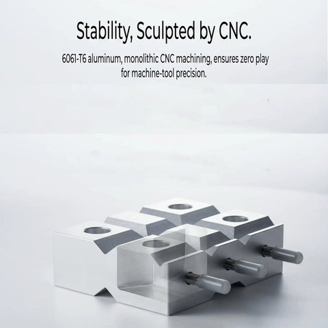Top Shelf 6 Inch Aluminum Soft Vise Jaws Set Hard Hat Certified Heavy Duty 6061 T6 Bench Vice Pads from CNC machined aluminum.