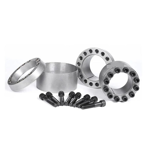 Heavy Duty Xoxisqhy Coupling Expansion Bushing Z4 Sleeve Shaft Locking Device with bolts, ideal for CNC machinery torque loads.