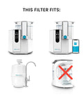 Classic Replacement Filters For Countertop Reverse Osmosis Water Purifier Bundle fits both modern and classic models