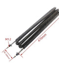 Top Shelf Round Fin Heater 220V 4000W Electric Hot Air Unit features M12 mount, 470mm length, durable heating fins.