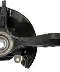 Front Left Wheel Bearing And Hub Assembly For Honda Accord And Acura Tsx Drivers Side loaded knuckle top view with wheel hub.