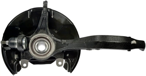 Front Left Wheel Bearing And Hub Assembly For Honda Accord And Acura Tsx Drivers Side loaded knuckle top view with wheel hub.
