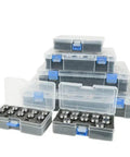 Premium ER11-40 High Precision Tool Holder Collet Chuck Set With Tight 0.008-0.015mm Tolerance For Drills Milling Cutters And Reamers Made From High Carbon Steel in storage boxes.