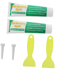 DIY Self Adhesive Wall Repair Cream Kit With Quick Drying Paste For Cracks And Holes 2 Pack Mending Set With Scraper Easy Patch