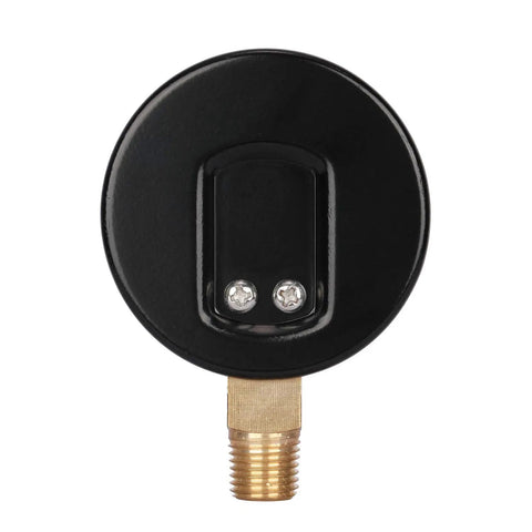 Back view of Diaphragm Type Capsule Low Pressure Gauge With 2-1/2 Inch Dial, 1/4 Inch NPT Lower Mount, Adjustable 0-15 In H2O