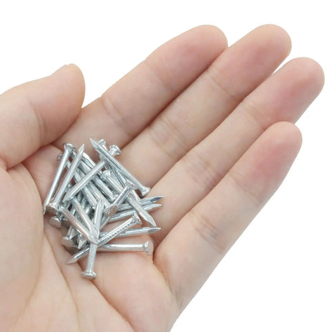 Premium Top Shelf One Inch Cement Nails Rock Solid Fastening For Any Tough Job Site Heavy Duty One Hundred Pack Carbon Steel Point Tip Hardware Nails For Home Repair And Carpentry