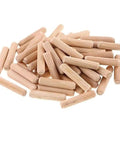 Round fluted dowels from Wooden Doweling Jig Kit For Cabinets And Drawers 300 Piece Set With Round Fluted Dowels Pins Rods Locator Pro Grade