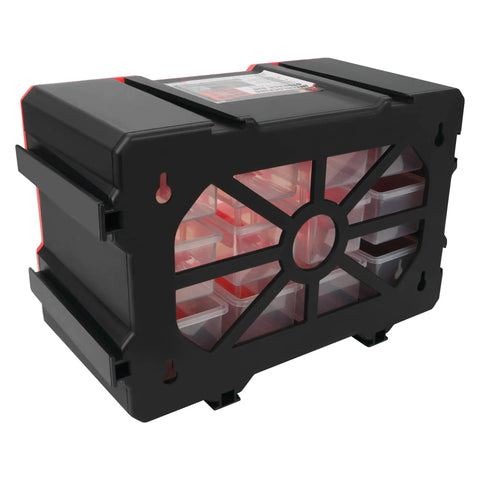 12 Drawer Interlocking Tool Storage Cabinet With Ball Bearing Slides For Garage And Workshop Heavy Duty Tool Organizer Chest With Easy Access And Durable Multi Color Finish